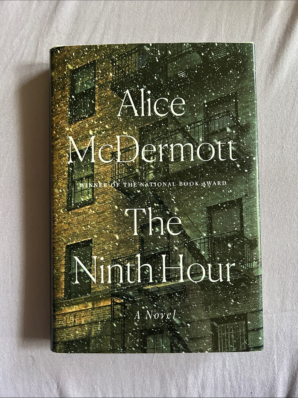 Alice McDermott "The Ninth Hour" Hardcover - Green Cover, like new